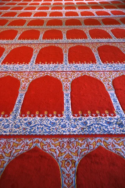 Repetir padrão no tapete vermelho — Fotografia de Stock