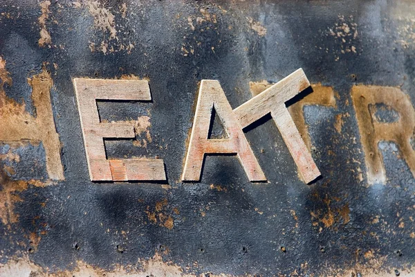 A Broken Sign — Stock Photo, Image