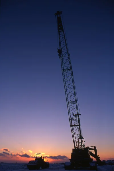 Een grote kraan — Stockfoto