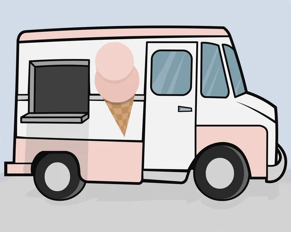 Camion del gelato — Foto Stock