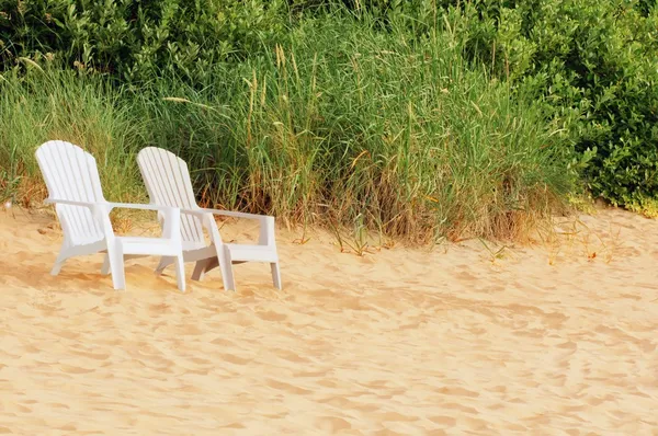Chairs On Beach — Stock Photo, Image