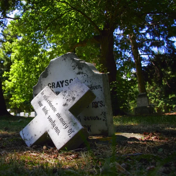 A Grave In The Sunlight — Stock Photo, Image