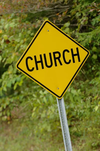 Church Sign — Stock Photo, Image