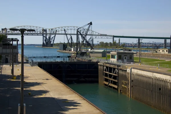 Industrial dam — Stock Photo, Image