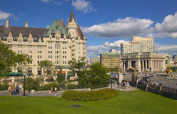 Pohled z parlamentu hill, ottawa, ontario — Stock fotografie