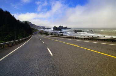 Oregon Coast Highway clipart