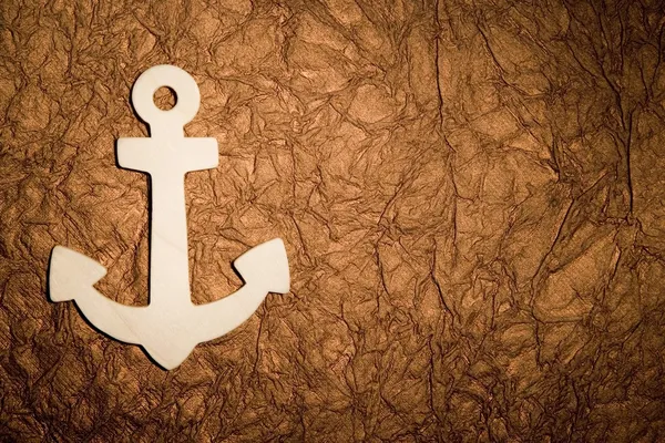 Anchor On Textured Background — Stock Photo, Image
