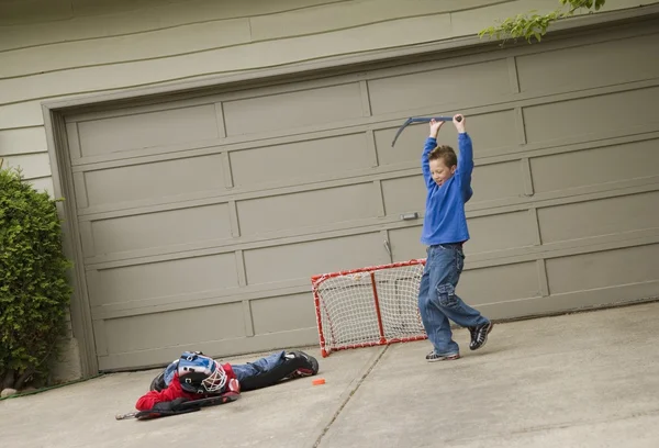 He Shoots He Scores — Stock Photo, Image