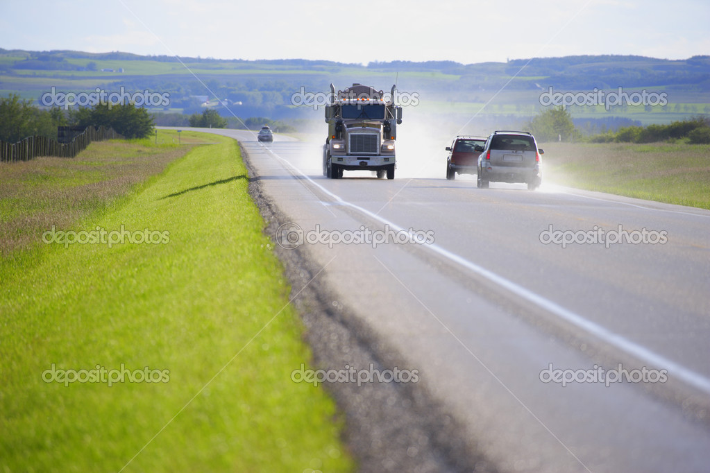 Vehicles On Highway