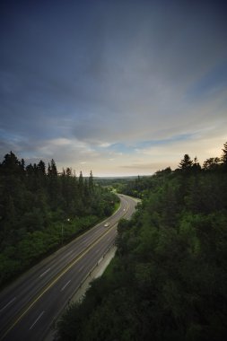 Rural Highway Deserted