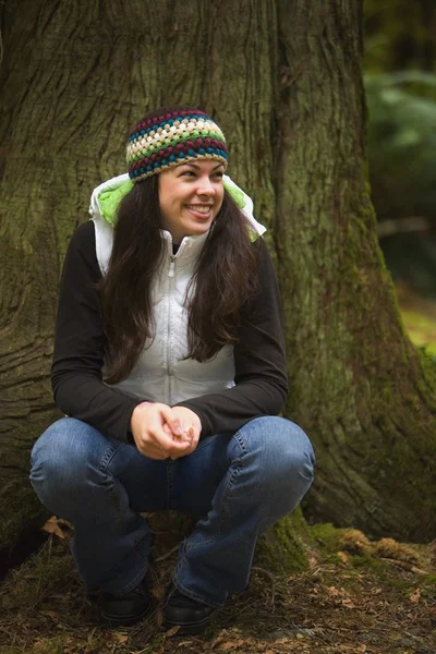 Woman Wearing Hat — Stock Photo, Image