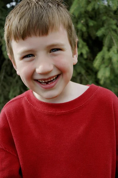 Grinning Boy — Stock Photo, Image