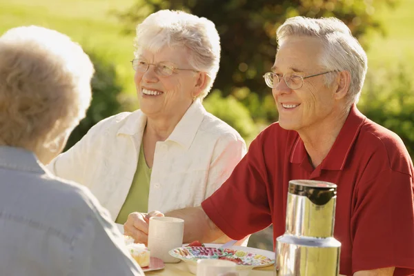 Skupina seniorů dohromady — Stock fotografie