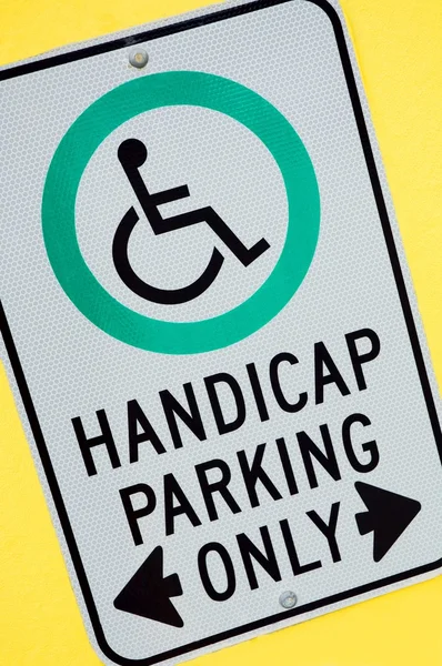 Handicap Parking Sign — Stock Photo, Image