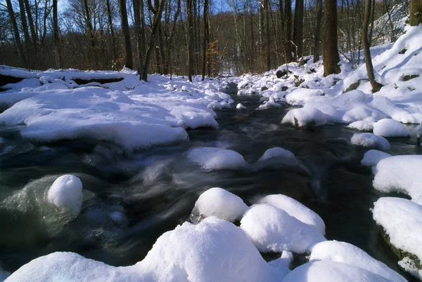 Flusso invernale — Foto Stock