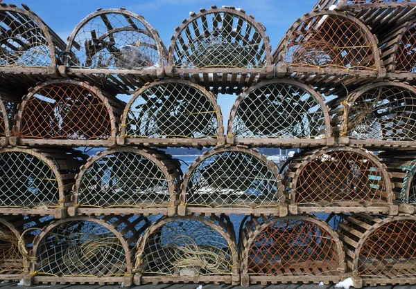 Stack Of Lobster Traps — Stock Photo, Image