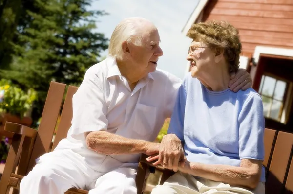 Senior Couple Together — Stock Photo, Image