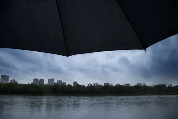 Een regenachtige dag — Stockfoto