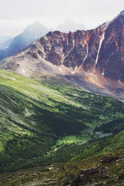 Pendiente de montaña escénica — Foto de Stock