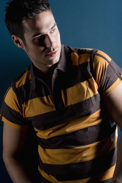 Man In Rugby Shirt — Stock Photo, Image