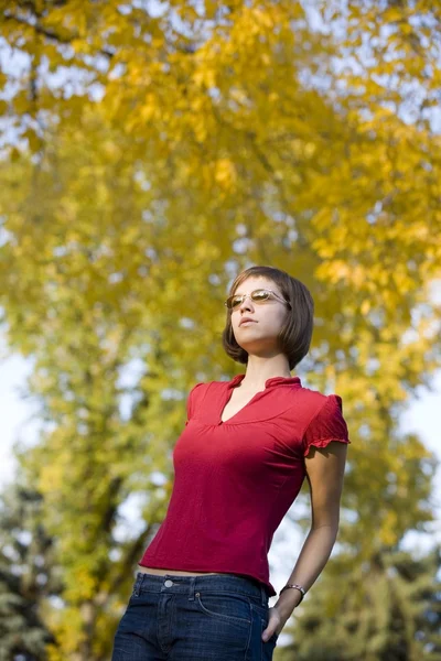 Mujer en gafas de sol — Foto de Stock