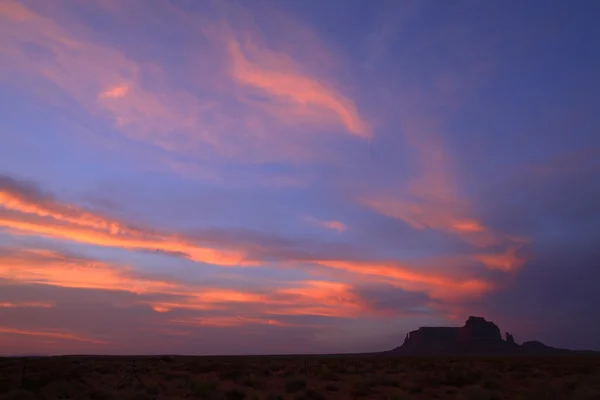 Tramonto Monument Valley — Foto Stock