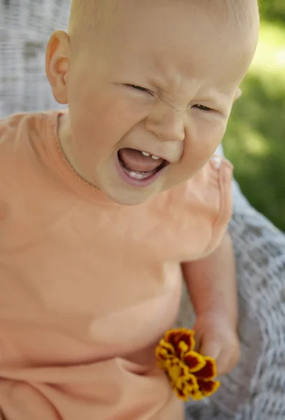 Temper tantrum — Stockfoto