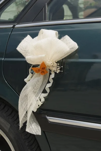 O carro de casamento — Fotografia de Stock