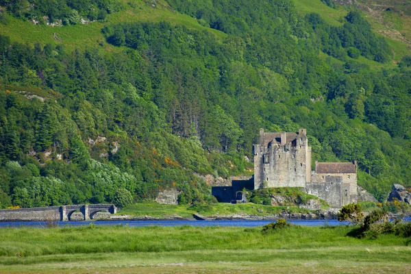 Slott på en kulle — Stockfoto