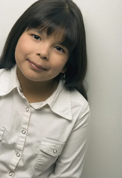 一个年轻女孩的肖像 免版税图库图片