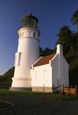 oregon kıyılarında heceta kafa feneri