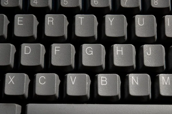 Fechar de um teclado de computador — Fotografia de Stock