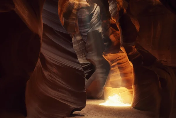 Sunbeam In Antelope Canyon — Stock Photo, Image