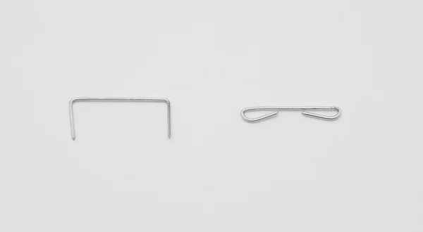 Hooks on white background — Stock Photo, Image