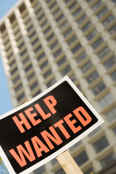 Help Wanted Sign — Stock Photo, Image
