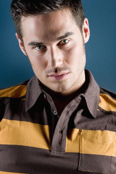 Man In Rugby Shirt — Stock Photo, Image