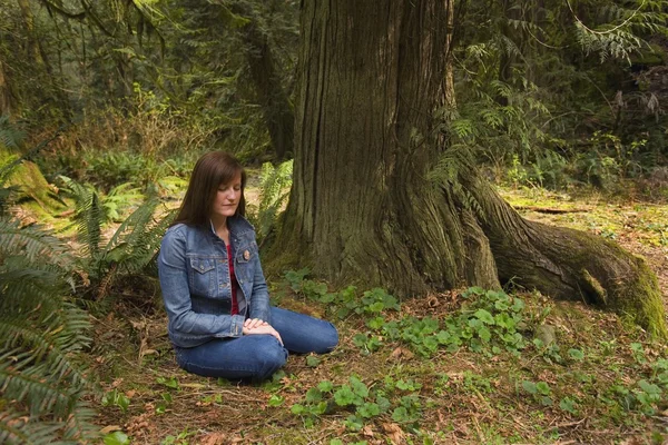 Young Woman Praying — Stock Photo, Image