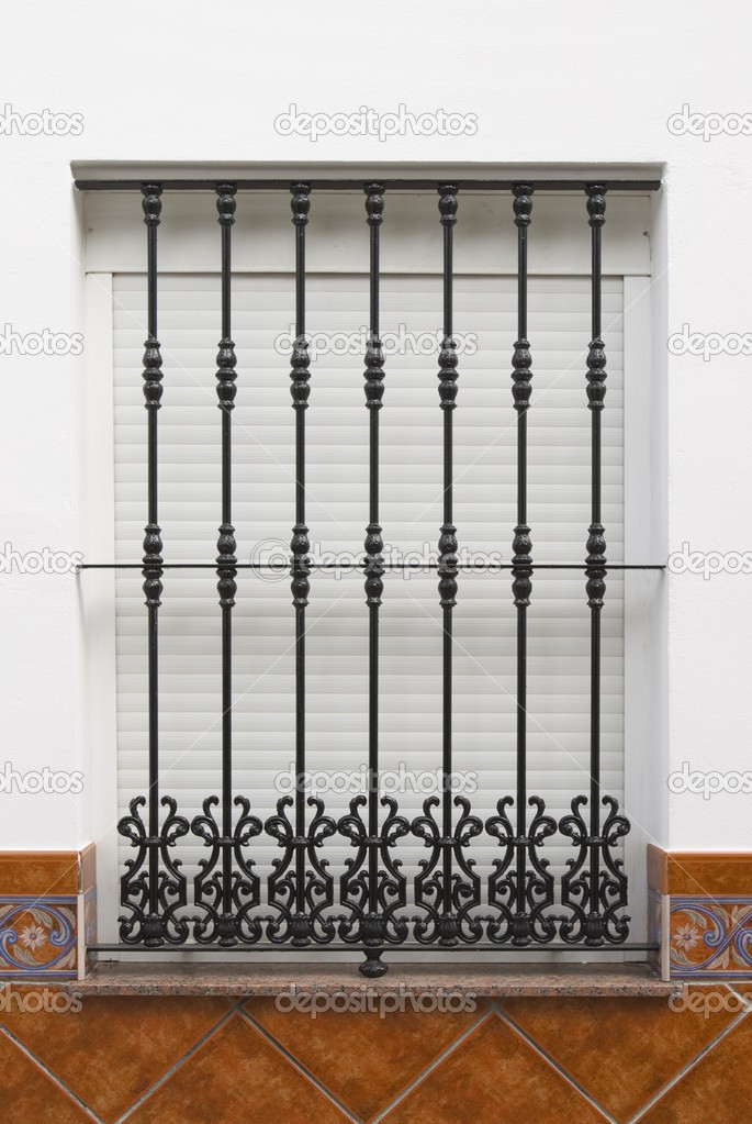 Spanish Window With Security Grill