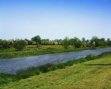 Grand Canal At Daingean, Co Offaly, Ireland clipart