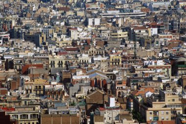 barcelona, İspanya, evlerde genel bakış