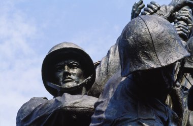 Iwa jima memorial Deniz Kuvvetleri Savaş Anıtı arlington mezarlığı washington, dc, ABD