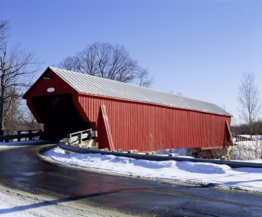 kapalı köprü, cowansville, quebec, Kanada