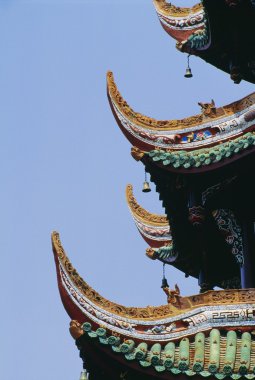 ayrıntılı bir pagoda summer Palace beijing, Çin