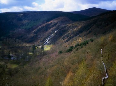 Powerscourt Şelalesi, co wicklow, İrlanda