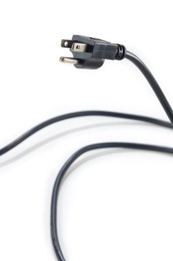 siyah elektrik kablosu