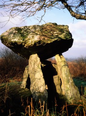 gaulstown dolmen, tramore, county waterford, İrlanda