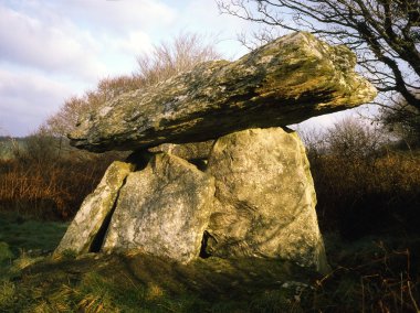 Gaulstown Dolmen, Tramore, Co Waterford, Ireland clipart