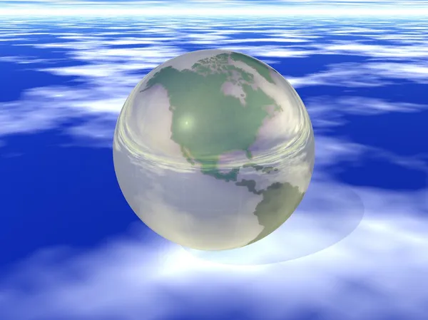 3D-Globus — Stockfoto