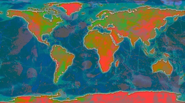 World Map Illustration — Stock Photo, Image
