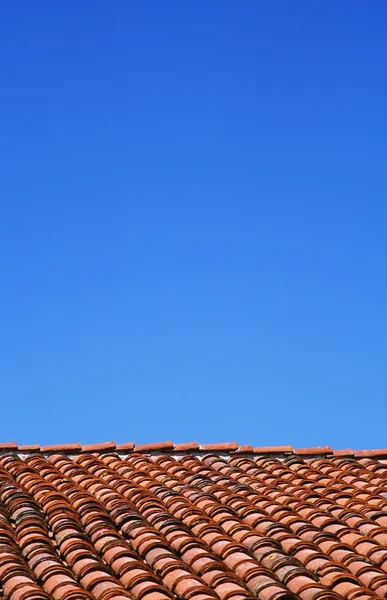 Španělský styl hlíny střecha — Stock fotografie